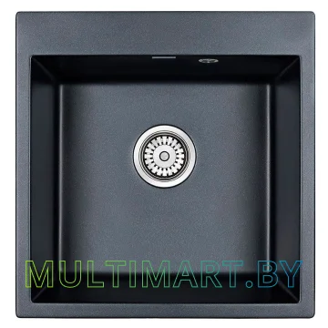 Кухонная мойка Paulmark PM105152-BLM (черный металлик)
